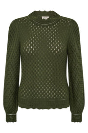 Gina Pullover 205040 | Kombu Green | Strik fra Freequent