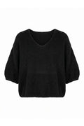 Jules Knit Blouse | Black