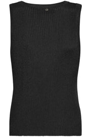 Relena Imanja Knit Tank Top  | Black | Strik fra Mos Mosh