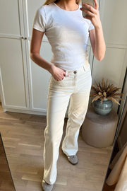 Nara Jeans | Cream | Jeans fra French Laundry