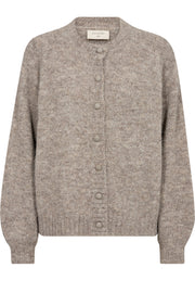 Louisa Cardigan 204845 | Desert Taupe Melange | Cardigan fra Freequent