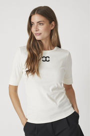 Granny  Logo Tee 33101 | Off white | T-Shirt fra Co'couture