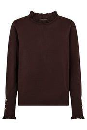 Katie Pullover 205095 | Coffee Bean | Strik fra Freequent