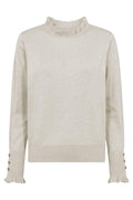 Katie Pullover 205095 | Moonbeam Melange | Strik fra Freequent