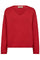 Bine LS V-neck Knit  | Chinese Red | Strik fra Mos Mosh