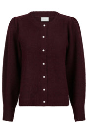 Nuna Knit Cardigan | Wine | Cardigan fra Neo Noir