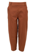Beverly Barrel Pant | Kamel | Hose von Black Colour
