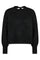 Coralie Bow LS Rib Knit 32157 | Black | Strik fra Co'couture