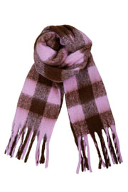 North Soft Winter Scarf | Rose/Mocca | Tørklæder fra Black Colour