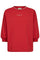 Darin 3/4 Sleeve Sweatshirt   | Chinese Red | Sweats fra Mos Mosh