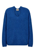 Thora V-Neck Knit | Blue Lolite | Strik fra Mos Mosh