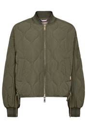 Karie Quilt Jacket  | Dusty Olive | Jakke fra Mos Mosh