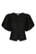 Anela Boucle Blouse | Black | Bluse fra Neo Noir