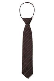 Nemo Stripe Tie 39064 | Dark Brown | Slips fra Co'couture