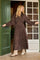 Valery Dress | Coffee | Kjole fra Black Colour