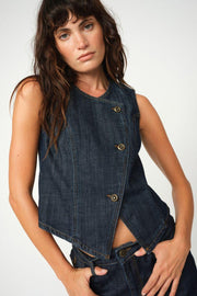 Ceden Nippon Vest  | Dark Blue | Vest fra Mos Mosh