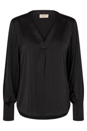 Silin Blouse | Black | Bluse fra Freequent
