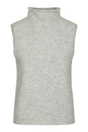 Odelia Knit Top | Light Grey | Strik fra Neo Noir