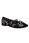 Noelle Floral Ballerina | Sort | Ballerina fra Lazy Bear – nedsat