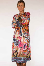Hali knee long dress | Oriental Paisley | Kjole fra Gustav