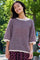 Dell Striped Jumper | Plum | Strikket Top fra Black Colour