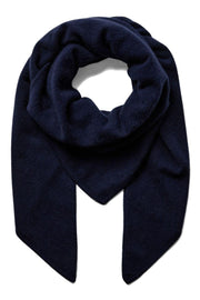 Enata Cashmere Knit Scarf | Maritime Blue | Tørklæde fra Mos Mosh