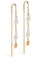 Sofia Earrings | White and Pearls | Øreringe fra Enamel