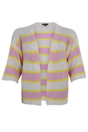 Casja Knit Cardigan | Candy | Top fra Black Colour