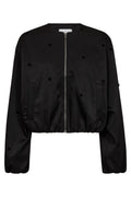 Clover Dot Balloon Jacket 30347 | Black | Jakke fra Co'couture – nedsat