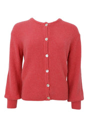 Bella Knit Cardigan | Berry | Strik fra Black Colour