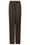 Emmett Heavy Sateen Pants | Dunkelbraun | Hose von Neo Noir – nedsat