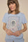Melika O-SS Tee | Cashmere Blue | T-shirt fra Mos mosh