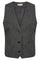 Isle Royale Vest | Dark Grey Melange Combi | Vest fra French Laundry