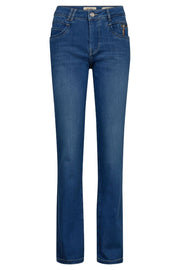 Carla Naomi Deluxe Jeans 34' | Mid Blue | Jeans fra Mos Mosh