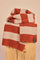 Thora Stripe Knit Scarf | Burnt Ochre | Tørklæde fra Mos Mosh
