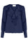 Sandie Sateen Blouse | Navy | Bluse fra Neo Noir