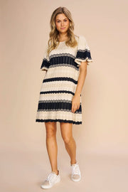 SPRyett Knit Dress | Ecru | Strik fra Mos Mosh