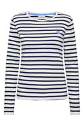 Famila Tee 207643 | Star Off-White W. Navy Blazer | T-Shirt fra Freequent