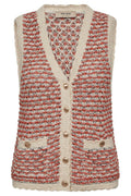 Miah Knit Vest  | Emberglow | Vest fra Mos Mosh – nedsat