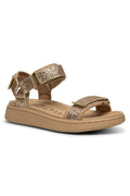 Line Glitter WL934 | Kaffeecreme | Sandalen von Woden