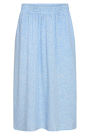Adney Skirt | Vista Blue w. Brilliant White | Nederdel fra Freequent