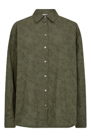 Uniqua Shirt 205655 | Deep Lichen Green | Shirt fra Freequent