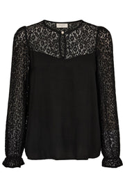 Vialipa Blouse 204745 | Black | Bluse fra Freequent