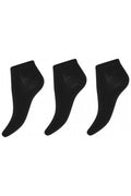 Sneaker-Socken Bambus 3er-Pack | Schwarz | Socken von Decoy