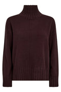 Aima Cashmere Highneck Knit | Fudge | Strik fra Mos Mosh – nedsat