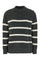 SREmerald Stripe Knit | Dark Grey Melange | Strik fra Soft Rebels