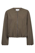 Luna Balloon Zip Jacket 30330 | Walnut | Jakke fra Co'couture