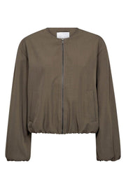 Luna Balloon Zip Jacket 30330 | Walnut | Jakke fra Co'couture