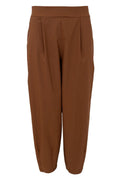 Davina Barrel Pant | Hazelnut Brown | Bukser fra Black Colour