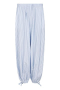 Roxane Balloon Double Stripe Pants | Light Blue | Bukser fra Neo Noir – nedsat
